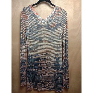 Long Sleeve Semi-transparent Mini Dress